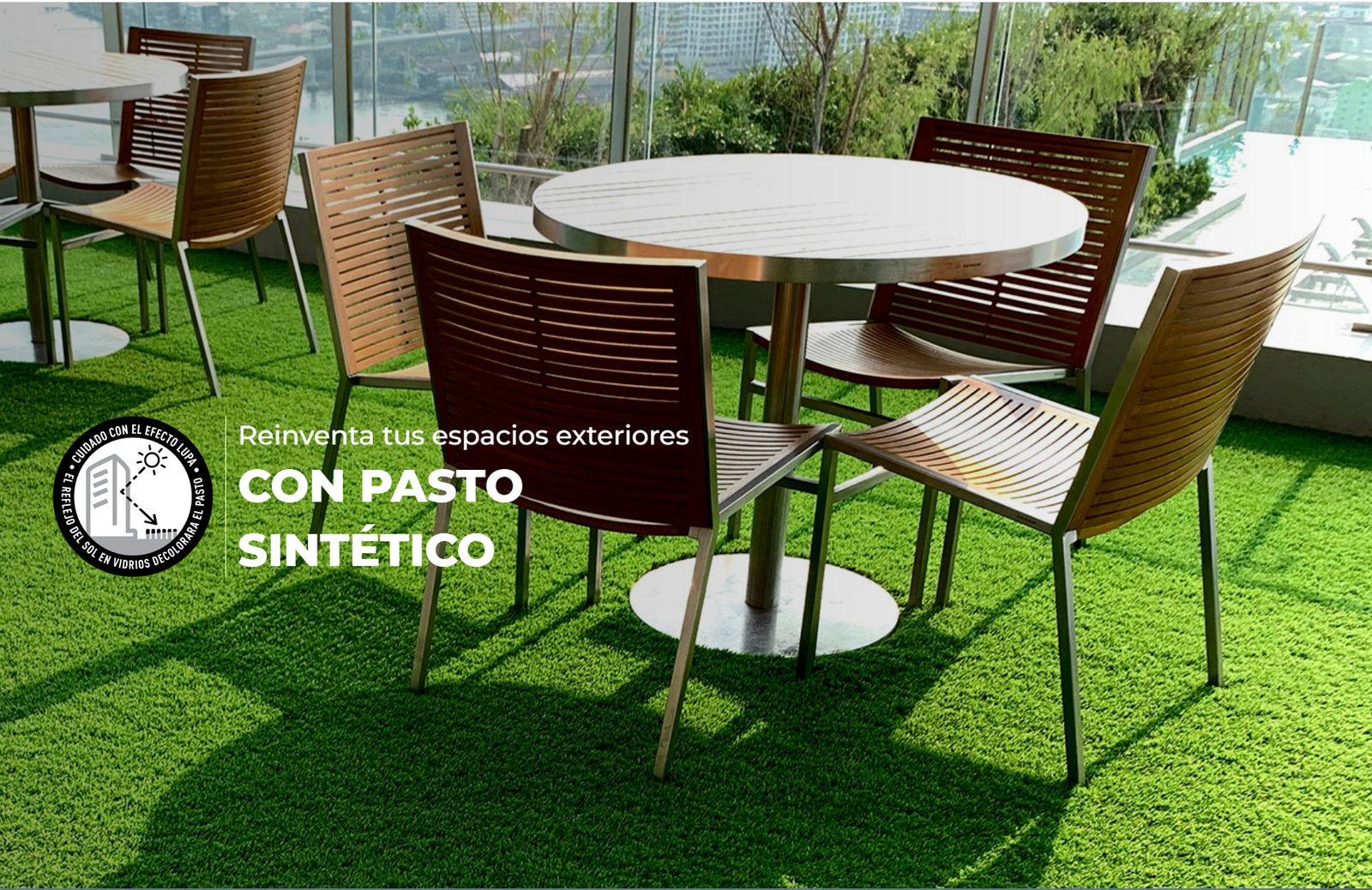 Instalación de pasto Sintético